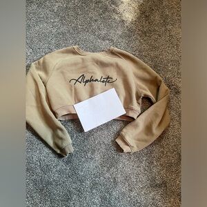 Alphalete cropped crewneck